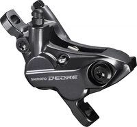 Shimano Scheibenbremse SHIMANO DEORE BR-M6120 4-Kolben Bremssattel Postmount -