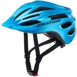 Fahrradhelm CRATONI "Fahrradhelm Pacer blau metallic matt" Gr. L, blau, Helme, L,