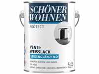 SCHÖNER WOHNEN FARBE Weißlack Protect Venti-Weisslack, 2,5 Liter,...