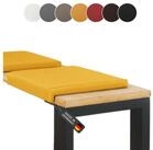 Lycce Bankauflage Klemmkissen, Sitzkissen 1 Leiste, 35cm Klemmtiefe, weich