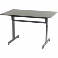 ALCO Gartentisch Gastrotisch 120cm x 80cm, anth./anth. Stahlgestell / Compac...