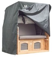 deVries Gartenm&ouml;bel-Schutzh&uuml;lle, ATMUNGSAKTIVE PREMIUM STRANDKORB SCHUTZHAUBE...