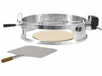 BBQ-Toro Grillerweiterung Edelstahl Pizzaring Set mit Grillspieß für Ø 57 cm