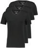 Lacoste V-Shirt (Packung, 3er-Pack) im unifarbenen Look, schwarz