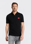 HUGO Poloshirt Dereso Slim Fit, Kurzarm, HUGO Weblabel