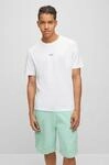T-Shirt BOSS ORANGE "TChup Relaxed Fit", Herren, Gr. S, wei&szlig; (wei&szlig;100), Single