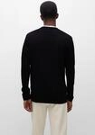 Langarmshirt BOSS ORANGE "TChark", Herren, Gr. M, schwarz, Web, Obermaterial: 96%