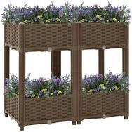 vidaXL Pflanzk&uuml;bel 80 x 40 x 71 cm Pflanzk&uuml;bel Blumenk&uuml;bel Pflanzcontainer