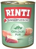 Rinti Singlefleisch Gefl&uuml;gel Pur 800 g - 6 St&uuml;ck, Nassfutter f&uuml;r: Hund