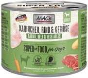 MAC'S Kaninchen & Gem&uuml;se 200 g - 6 St&uuml;ck, Nassfutter f&uuml;r: Hund