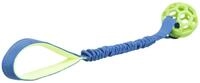 TRIXIE Tierball Bungee Tugger&nbsp;mit Ball,&nbsp;TPR - diverse - &oslash; 7/48 cm, Polyester, TPR