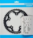 Shimano Kettenschaltung SHIMANO FC-RS500 Kettenblatt 46 Z&auml;hne 110 mm Schwarz
