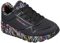 Skechers UNO LITE-LOVELY LUV Sneaker, Schn&uuml;rschuh mit bedruckter Sohle,