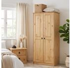 CARO-M&ouml;bel Kleiderschrank BARRIO Kleiderschrank W&auml;scheschrank Mexiko Stil