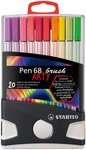 STABILO Filzstift STABILO Filzstifte Pen 68 brush Arty 20er Set