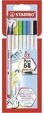 STABILO Filzstift STABILO Filzstifte Pen 68 brush Premium 8 St&uuml;ck Kartonetui