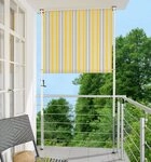 Angerer Freizeitm&ouml;bel Klemm-Senkrechtmarkise gelb/grau, BxH: 150x225 cm