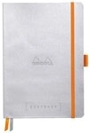 Rhodia Notizheft Goalbook A5 120 Bl elfenbein 90g, Dot/punktkariert Silber...