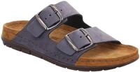 Pantolette ROHDE "Rodigo-D", Damen, Gr. 37, blau (ocean), Leder, Schuhe Pantolette,