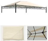 MCW Pavillon-Ersatzdach Calpe-E, 380 x 280 cm, UV-Schutz: UV50+, Witterungsfest...