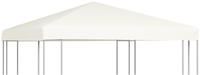 vidaXL Pavillon-Ersatzdach, Pavillondach 310 g/m&sup2; 3x3 m Cremewei&szlig;