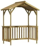 vidaXL Gartenhaus vidaXL Grillpavillon Kiefernholz Impr&auml;gniert 163,5x93x210 cm