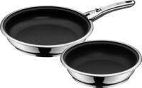 WMF Pfannen-Set Click&Serve Pfannen Set, 3-teilig, Cromargan Edelstahl rostfrei...