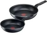 Tefal Pfannen-Set XL Force, Aluminium (Set, 2-tlg., je 1 Pfanne &Oslash; 24/28 cm, H:...