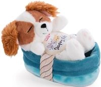 Nici Kuscheltier Sleeping Pets, Welpe Cockerspaniel, 12 cm, im K&ouml;rbchen