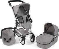 CHIC2000 Kombi-Puppenwagen Fides 3in1, mit Babywanne, Sportsitz und Autositz