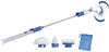 MediaShop Reinigungsbürste HURRICANE SPIN SCRUBBER, (Set, 7-tlg), blau|weiß