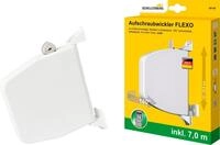 SCHELLENBERG Aufputz-Gurtwickler Minisystem, Flexo Aufschraubwickler inkl. 7 m