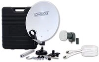 Schwaiger SATSET351 SAT-Antenne (SAT Komplettanlage im Koffer, 35 cm...