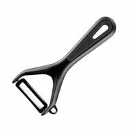 WESTMARK Sparsch&auml;ler Gentle, Schwarz, Gem&uuml;se- und Spargelsch&auml;ler mit...