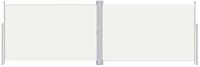 vidaXL Seitenmarkise Sichtschutz Windschutz Ausziehbar Creme 200x600 cm