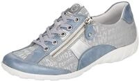 Schn&uuml;rschuh REMONTE, Damen, Gr. 38, silber (hellblau, silberfarben), Leder,