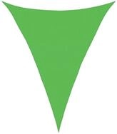 vidaXL Sonnensegel Sonnensegel 160 g/m&sup2; Hellgr&uuml;n 3x4x4 m HDPE, (1-tlg)