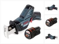 Bosch Professional Kompakt-Handkreiss&auml;ge GSA 12V-14 Akku S&auml;bels&auml;ge 12 V + 1x Akku