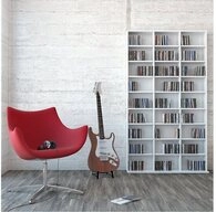 Vicco CD-Regal Jukebox, Wei&szlig;, 102 x 178 cm, 1-tlg.