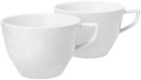 JOOP! Tasse JOOP! LIVING - FADED CORNFLOWER Tasse Set 2, 2-tlg., Porzellan