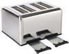 STEINBORG Toaster SB-2080, 4 kurze Schlitze, für 4 Scheiben, 1630 W, Edelstahl