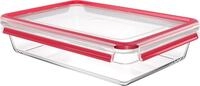 Emsa Frischhaltedose Clip & Close Glas, Glas, Kunststoff, (1-tlg), 3L,...