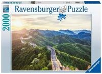 Ravensburger Puzzle Chinesische Mauer im Sonnenlicht, 2000 Puzzleteile, Made in
