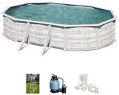 Gre Ovalpool FINLANDIA (Set, 4-tlg), H&ouml;he: 120 cm, in versch. Gr&ouml;&szlig;en erh&auml;ltlich