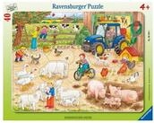 Ravensburger Puzzle Kinderpuzzle 40 Teile - Auf dem gro&szlig;en Bauernhof, 40...