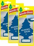 Wunder-Baum H&auml;nge-Weihnachtsbaum Sportfrische 3er Duftb&auml;umchen Wunderbaum 3...
