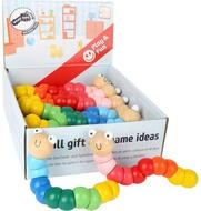 Small Foot Spielfigur Display Motorikspielzeug Raupe flexibel