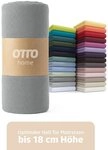 OTTO home Spannbettlaken Physalis Basic und PREMIUM Qualit&auml;t, 100% Baumwolle, Jersey