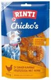 Rinti Chicko Dauer-Kauringe mit Huhn 5 x 30 g - 9 St&uuml;ck, Snack f&uuml;r: Hund