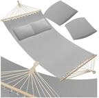 tectake H&auml;ngematte Hammock Eden, mit Spreitzst&auml;ben, f&uuml;r 2 Personen